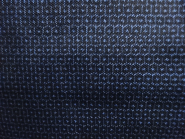 JAPANESE KIMONO / ANTIQUE MENS KIMONO / SILK / DORO OSHIMA TSUMUGI